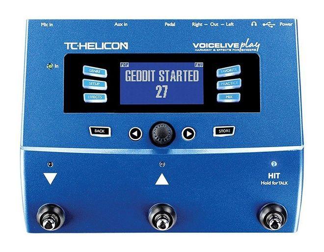 サクラ　TC HELICON VOICE LIVE PLAY Pedaleira de Voz TC Helicon Voicelive Play - Instrumentos de Corda